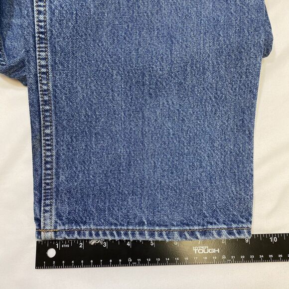 VTG Gap Jeans Men's 38x30 Blue Relaxed Fit Distressed Medium Wash Denim USA Y2K - Picture 13 of 15